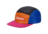 Color-Block Leather Caps Image 3