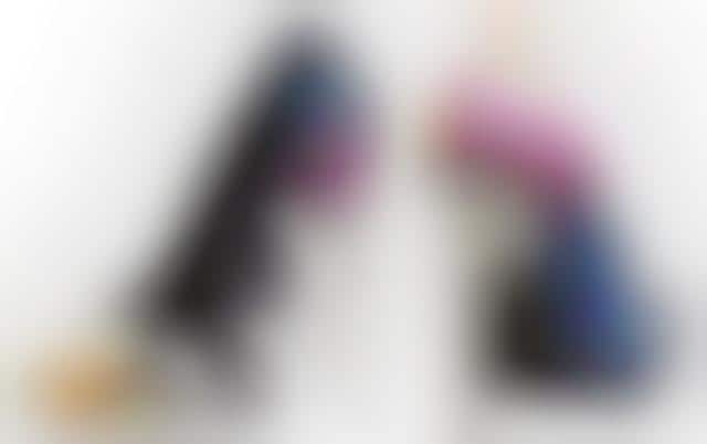 Tropically Striped Heels