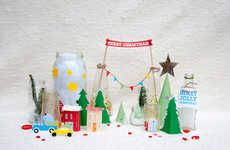 DIY Christmas Village Decorations