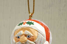 Salvaged Sports Sphere Ornaments