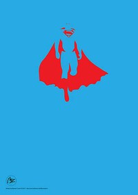 Minimalist Superhero Posters