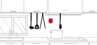 Suspended Utensil Storage Image 4