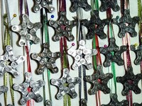 Upcycled Bicycle Link Decor Image 3