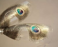 Bedazzled Iridescent Avian Glasses