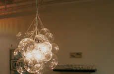 DIY Glass Chandeliers