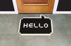 Speech Bubble Greeting Doormats