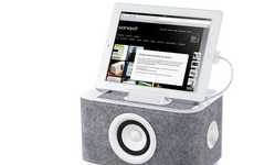 Felt-Adorned Speakers