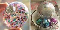 DIY Sparkling Tree Bulbs Image 7