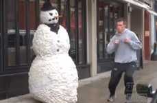 Scary Storefront Snowman Videos