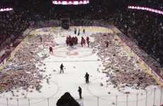Teddy Tossing Charity Drives