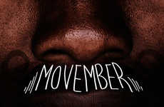 Up-close Mustache Signs