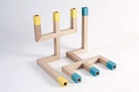 Alternating Minimalist Candelabras Image 3