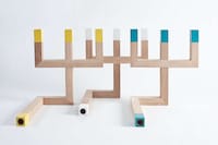 Alternating Minimalist Candelabras Image 5