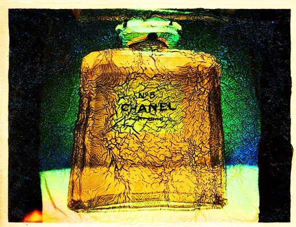 Crackled Perfume Bottle Portraits