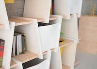 Planter-Embedded Bookshelves Image 3