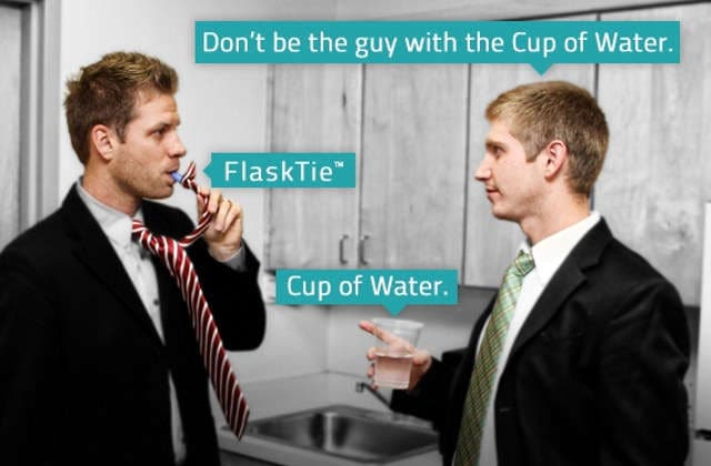 Sneaky Booze-Smuggling Ties