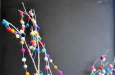 DIY Rainbow Tree Wraps
