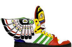 Totem Poll-Inspired Sneakers
