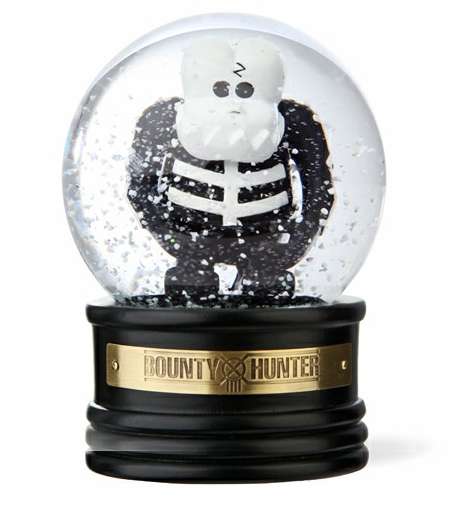 Skeletal Snow Globes