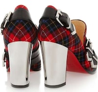 Metallic Tartan Pumps Image 2