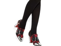 Metallic Tartan Pumps Image 3