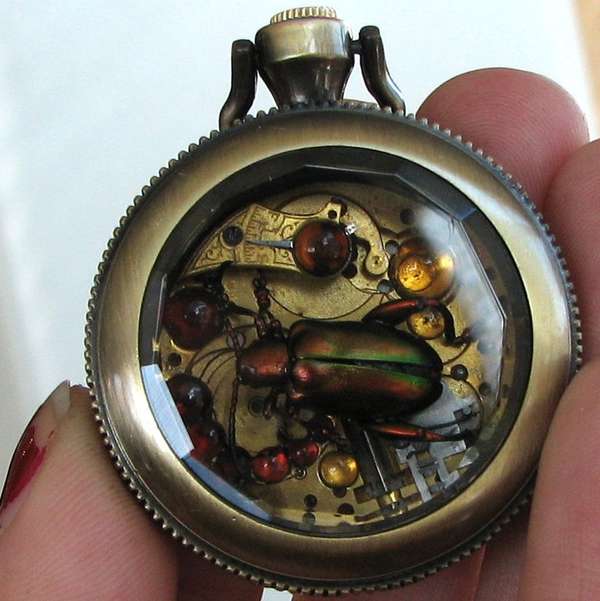 30 Mechanic Steampunk Jewelry Designs