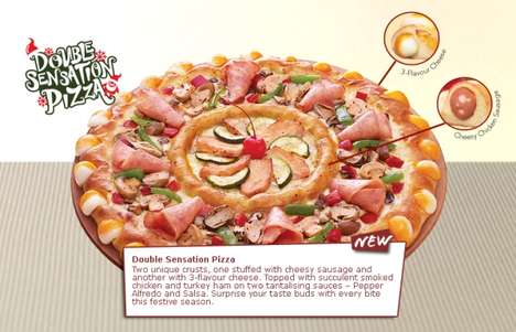 Flavor-Ringed Pizzas