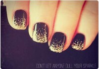 Glitzy Celebratory Manicures