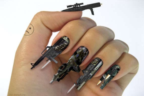 16 Examples of 3D Nail Art
