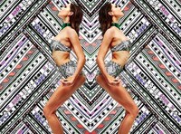 Chromatic Symmetrical Swimwear Image 4