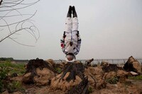 Candid Mid-Air Photography Image 4