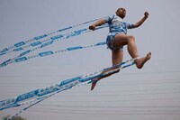 Candid Mid-Air Photography Image 8