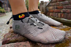 Sleek Steel Shoes