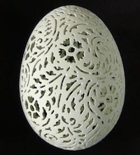 Ornately Carved Eggshells Image 2