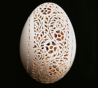 Ornately Carved Eggshells Image 3