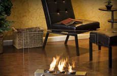 Modern Mobile Fireplaces