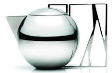 Sleek Steel Tea Sets