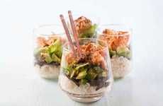 Salmon-Infused Sushi Salads