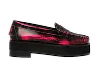 Stained Loafer Platforms Image 2