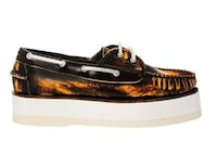 Stained Loafer Platforms Image 7