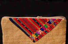 Fair Trade Zipper Clutches