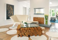 Wood-Stacked Tables Image 3