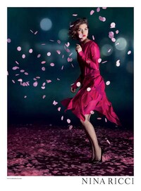 Faux Petal Fashion Ads