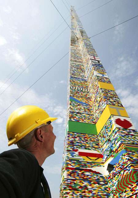 100 Foot LEGO Building