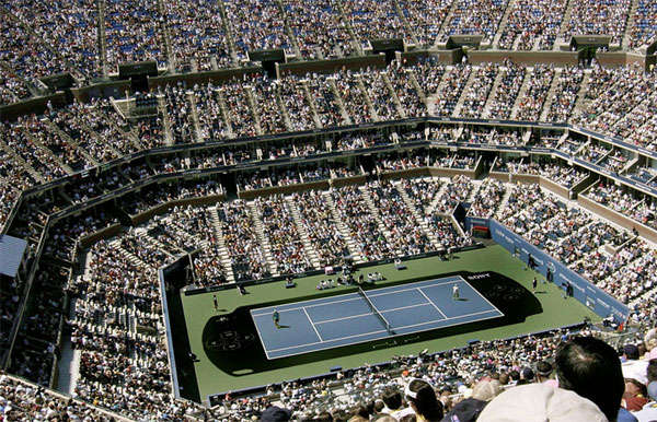 Fake Digital Displays on Tennis Courts