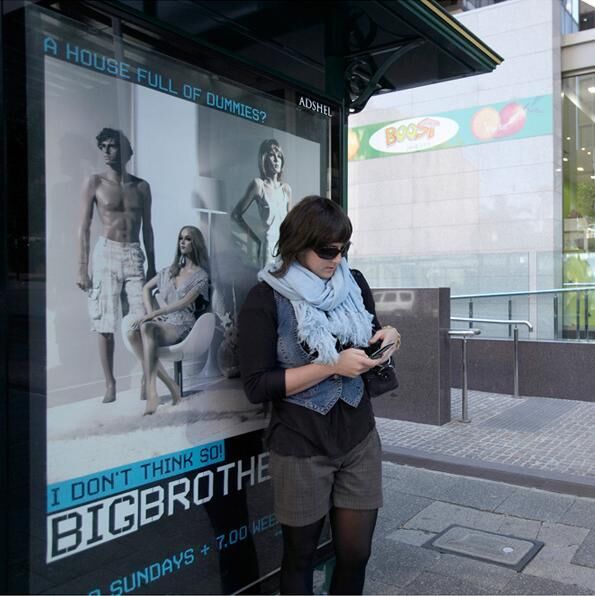 Anonymous Texts at Bus Stops