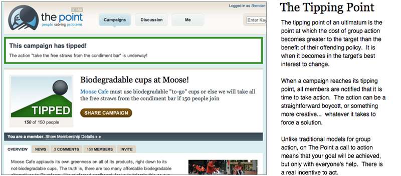 Organizing Group Action Online