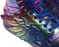 Metallic Rainbow-Colored Sneakers Image 3