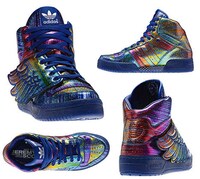 Metallic Rainbow-Colored Sneakers Image 6