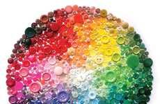 Rainbow Button Art